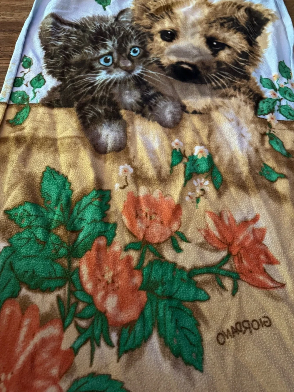 Humane Society Blanket Throw Dog & cat gift for donating by Giordano